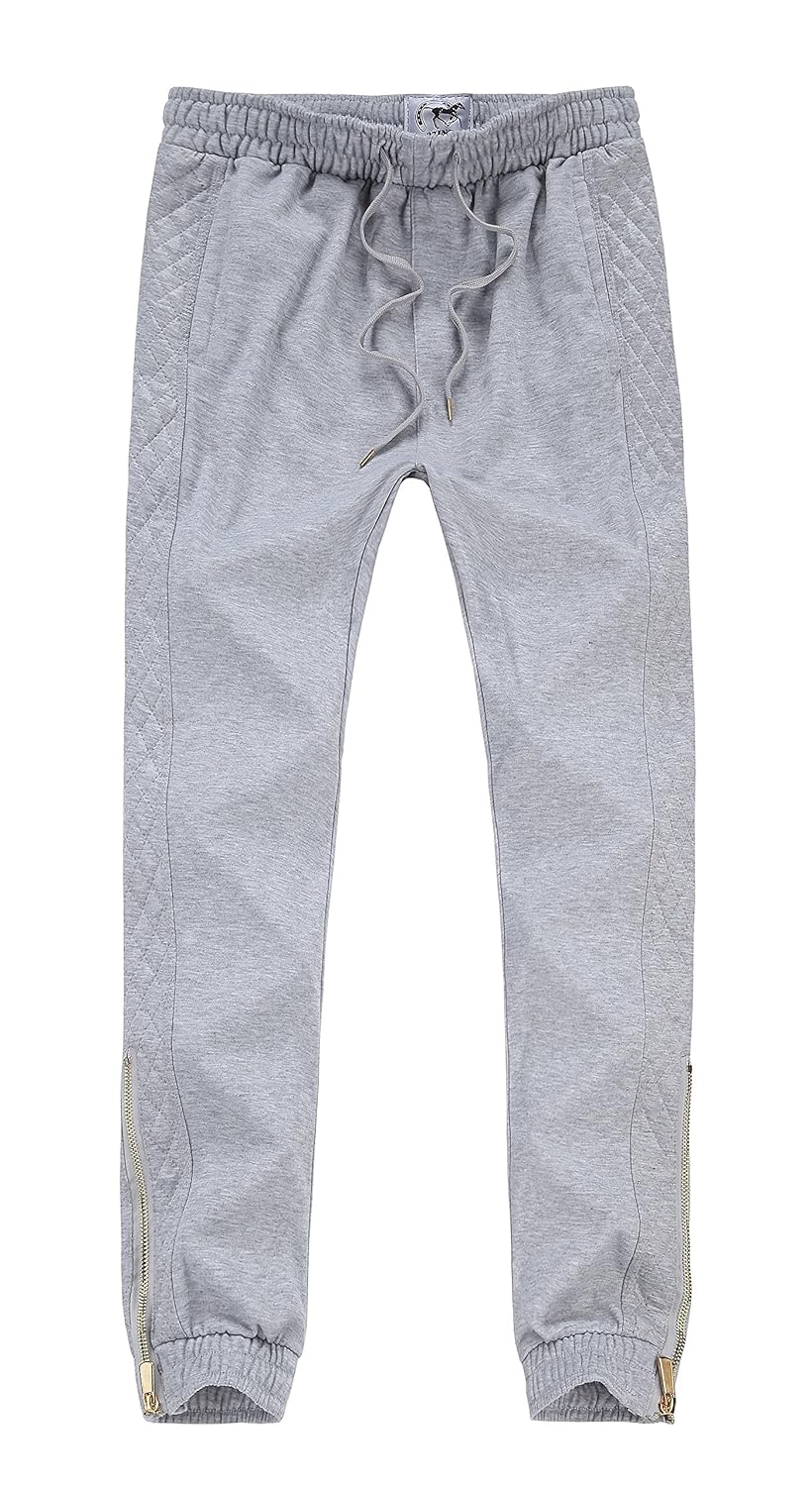 madhero mens fashion street style jogger long pants 灰色 x